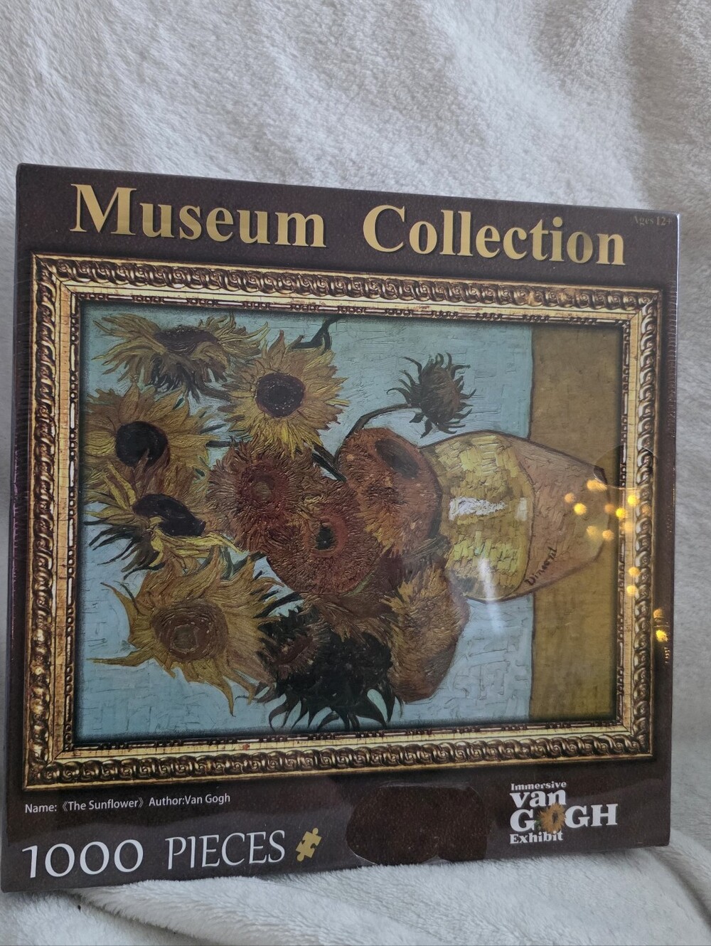 Van Gough 1000 Piece Sunflower Puzzle New In Box Museum Collection